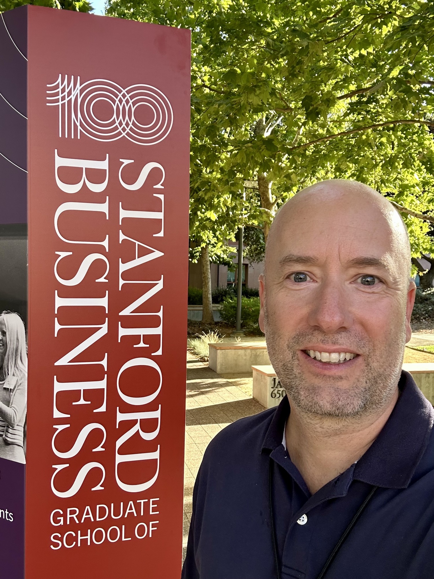 Jan Hummel at the Stanford Graduate School of Business